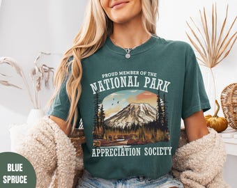 Vintage National Park Shirt, Comfort Colors National Park Lovers Shirt, Hiking Shirt, National Park Gift for Traveler, Camping t-shirt
