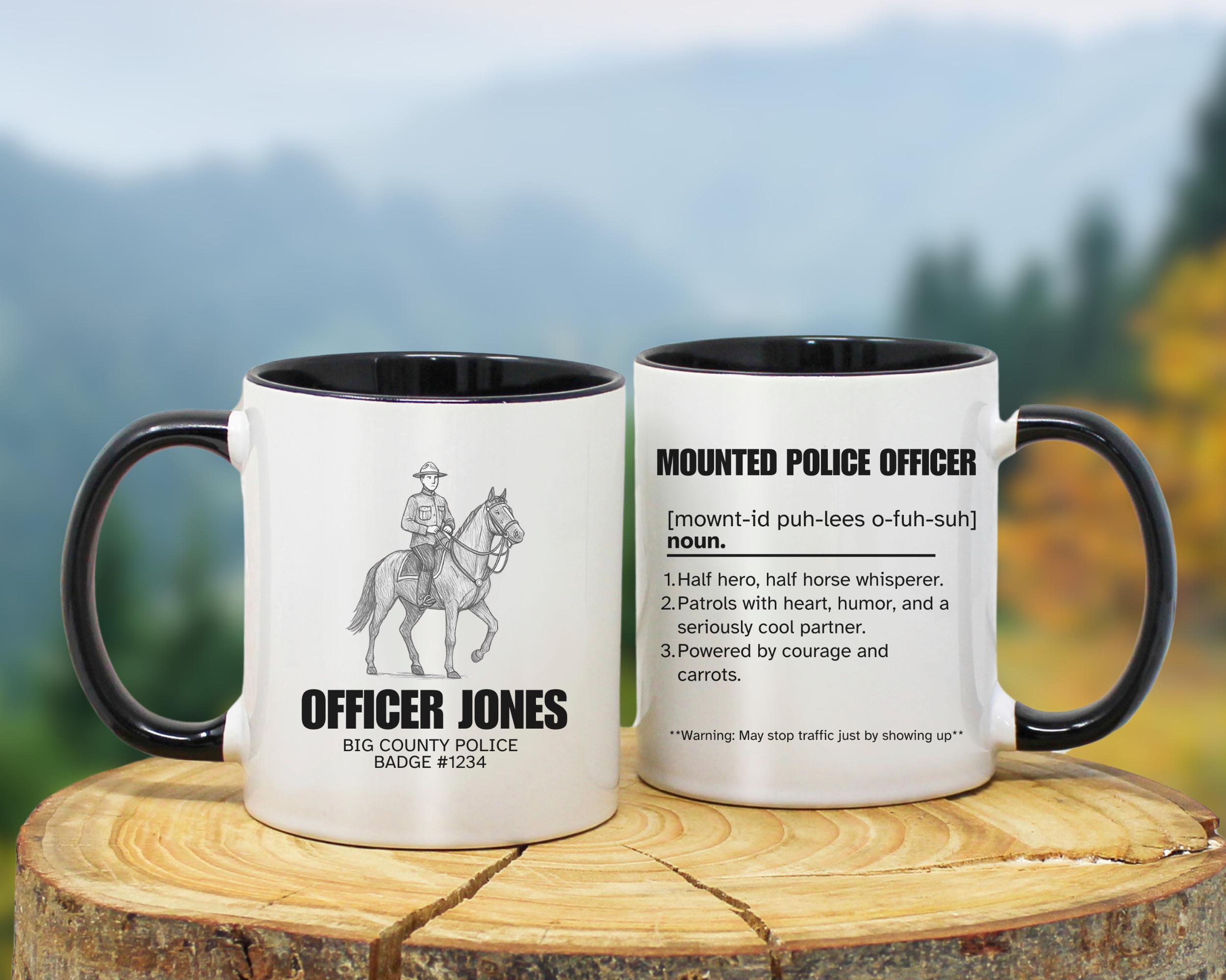 Mountie Mug - Etsy