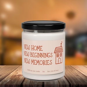 Housewarming Candle, New Homeowner Gift, New House Gift, Condo Owner Closing Day Gift, Neighbor Moving Gift, New Apartment Gift
