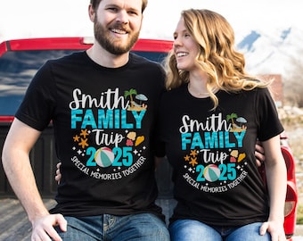 Custom Family Trip Shirts, Vacation shirt, Matching Holiday Shirt, Family Reunion, Personalized Vacay Group shirts
