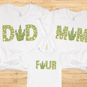 Dinosaur Birthday shirt, Dinosaur Four shirt, Dinosaur Fourth Birthday Family Matching shirts, 4th Birthday Party, 4th birthday shirt