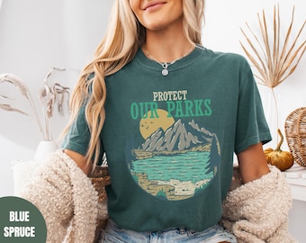 Vintage National Park Shirt, Comfort Colors National Park Lovers Shirt, Hiking Shirt, National Park Gift for Traveler, Camping t-shirt