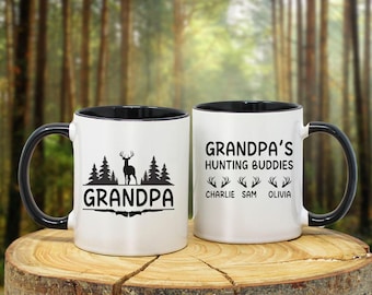 Gepersonaliseerde opamok, aangepaste opacadeaus, Vaderdagcadeau van kinderen, verjaardagscadeau voor opa, jachtcadeau voor opa