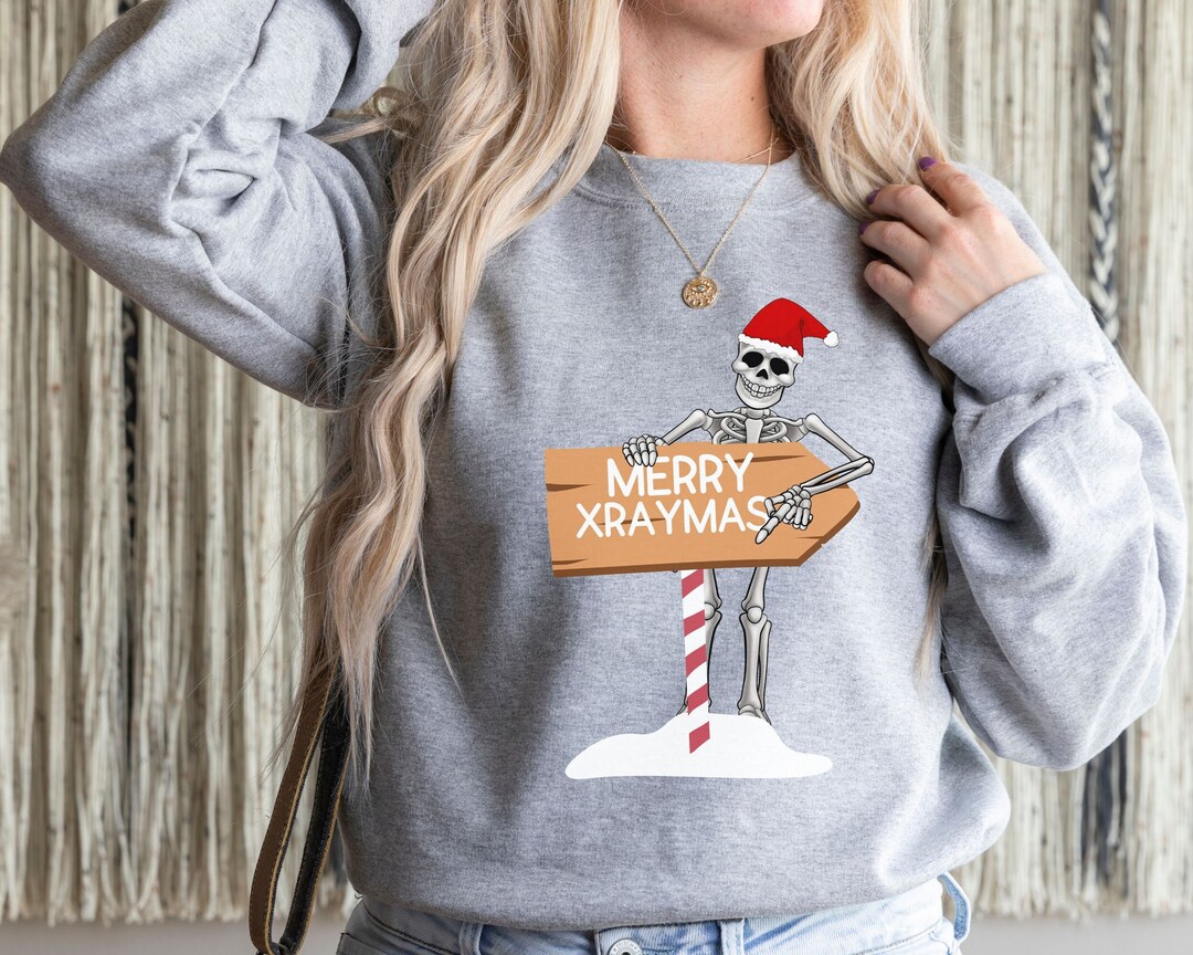 Merry Xraymas Radiology Sweatshirt Ugly Christmas Sweater Medical