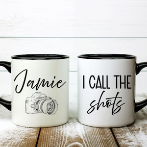 Personalized Photographer Mug, Custom Photographer Gifts, Photography Mug, Camera Gift for Her, Custom Camera Mug, Photographer Gift for Men
