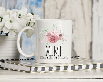 Mimi Gigi Nana Yaya Geschenk-Set – Tragetasche & Make-up-Tasche Für Oma, Muttertag, Geburtstag, Inkl. Personalisierbarer Aufdrucke