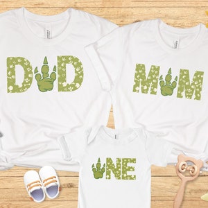 Dinosaur Birthday shirt, Dinosaur One shirt, Dinosaur First Birthday Family Matching shirts, 1st Birthday Party, 1st birthday shirt