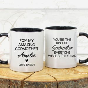 Caneca para madrinha, presente para futura madrinha de afilhado, caneca de café para madrinha, presente de aniversário para madrinha de afilhado ou afilhada