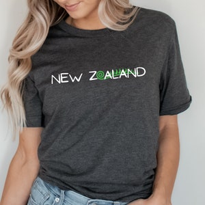New Zealand Shirt, NZ t-shirt, kiwi tee, travel gift for men and women