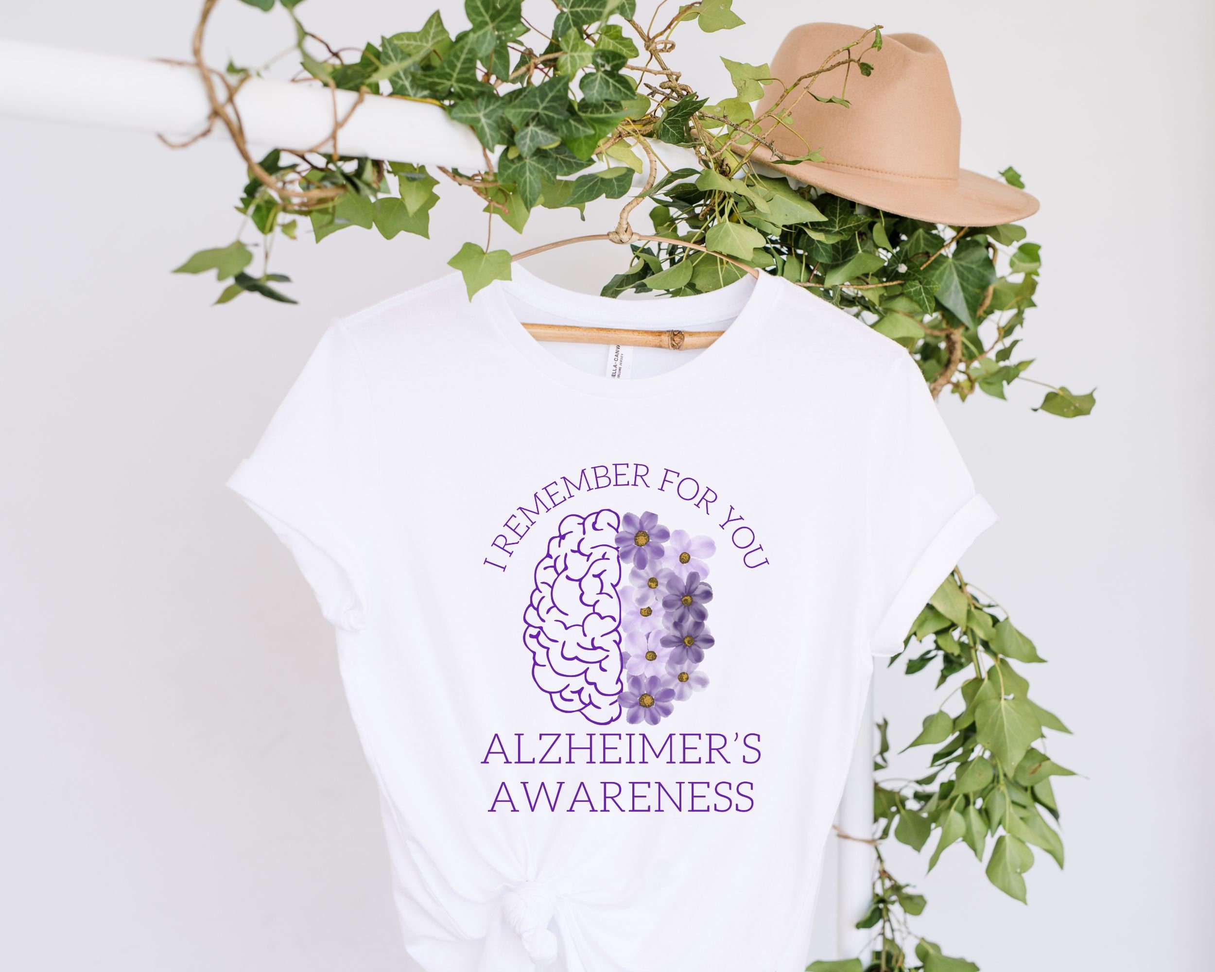 Camiseta Personalizada De Concienciación Sobre El Alzheimer, image size:2500x2000