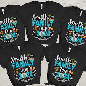 Benutzerdefinierte Familienreise Shirts, Urlaubs-Shirt, passendes Urlaubs-Shirt, Familientreffen, personalisierte Vacay-Gruppen-Shirts