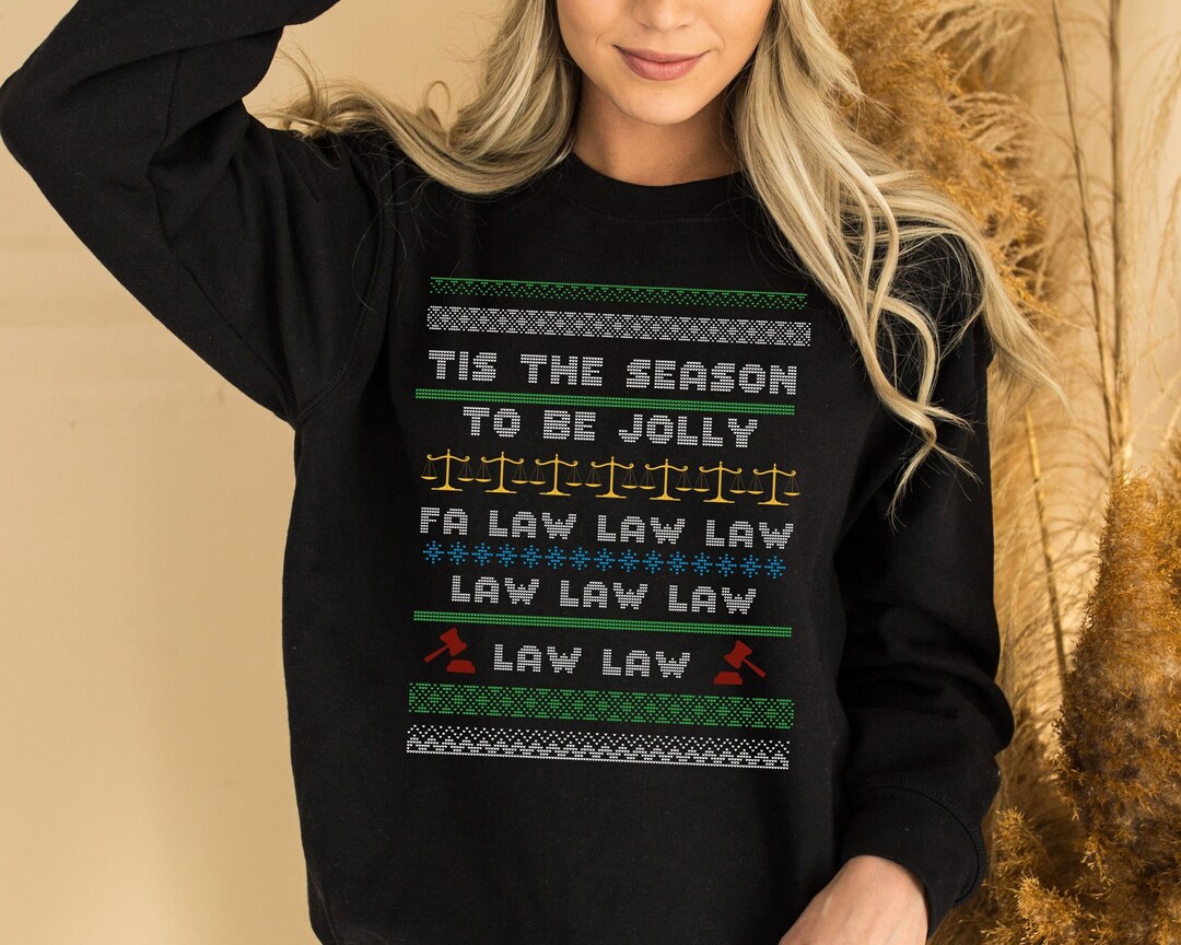 Lawyer Christmas Sweatshirt, Lawyer Gift, Law Graduate Shirt, Gift for