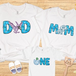 Dinosaur Birthday shirt, Dinosaur One shirt, Dinosaur First Birthday Family Matching shirts, 1st Birthday Party, 1st birthday shirt