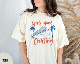 Camiseta "Chicas de crucero", Camisetas para despedida de soltera en crucero, Camiseta a juego para crucero, Camiseta para viaje de chicas, Camiseta de vacaciones, Camiseta del grupo de crucero
