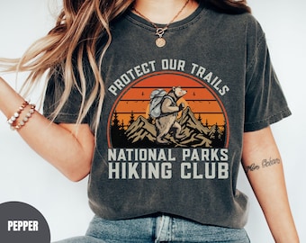 Vintage National Park Shirt, Comfort Colors National Park Lovers Shirt, Hiking Shirt, National Park Gift for Traveler, Camping t-shirt