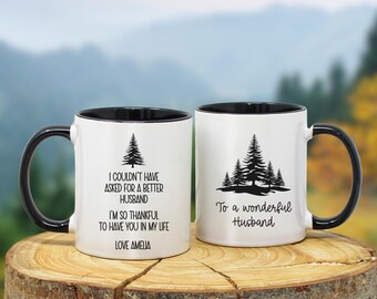 Custom Husband mug, Personalized Gift for Husband, Husband Birthday Present, Husband Christmas Gift from Wife
