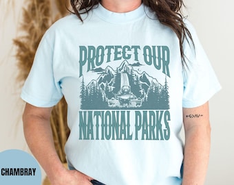 Vintage National Park Shirt, Comfort Colors National Park Lovers Shirt, Hiking Shirt, National Park Gift for Traveler, Camping t-shirt