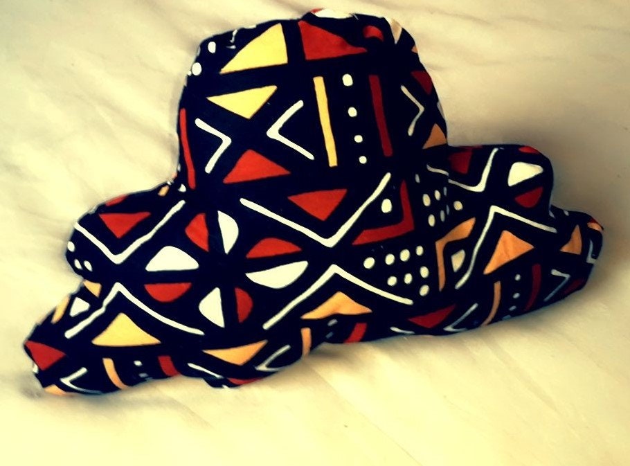 Coussin Nuage Tissu Africain Cloud Pillow African Fabrics