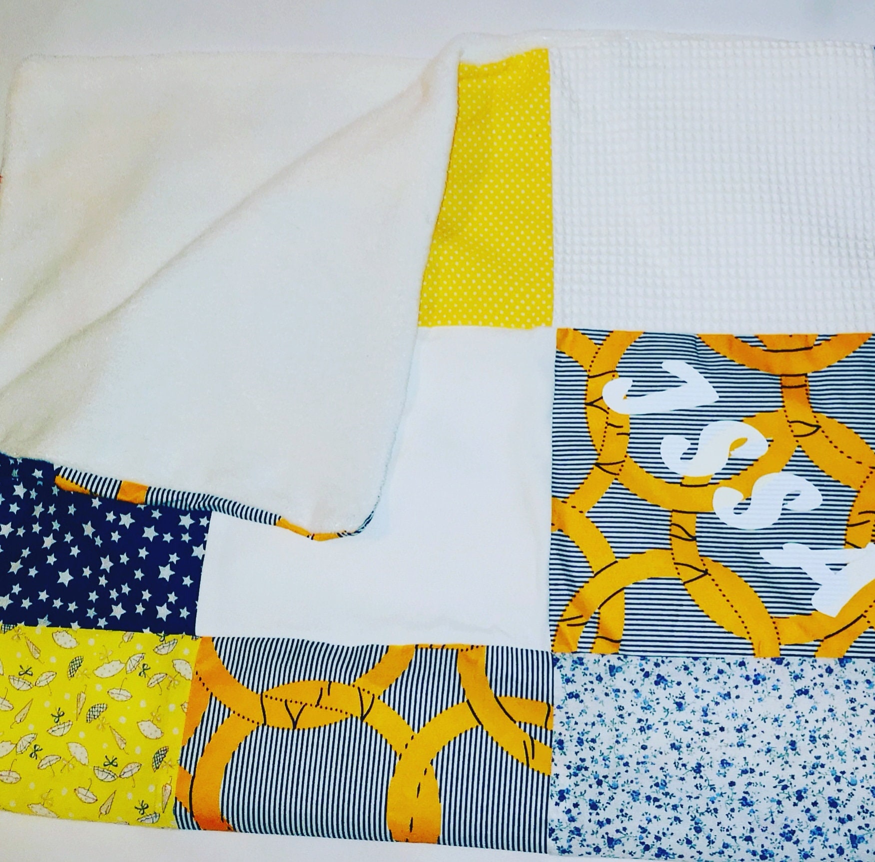 Plaid Pour Bébé - Patchwork Wax Tissu Africain Couverture Baby Blanket African Fabrics