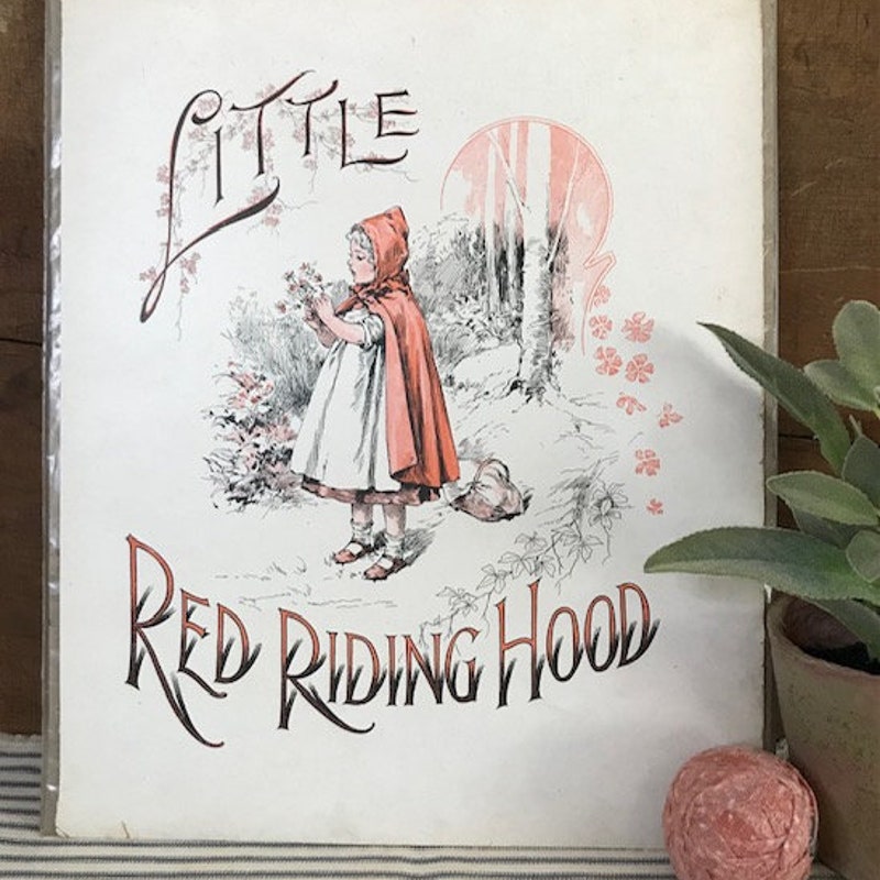 Little Red Riding Hood Book Cover - Etsy