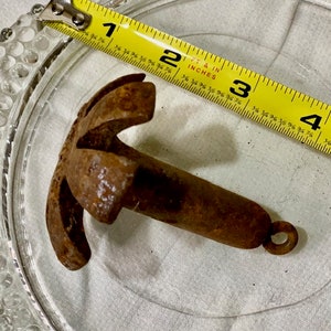 Rare Vintage Cast Iron Duck Decoy Weights; Lots of Three; Herter&#39;s Antique Anchors; Waterfowl; Primative Decor; Bowl Filler