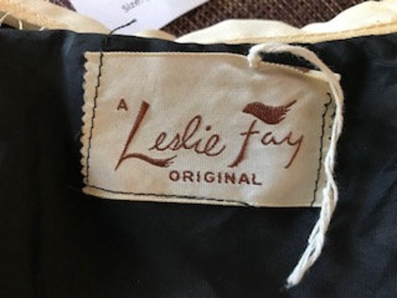 Leslie Fay Original Vintage Taffeta Dress and Jac… - image 10