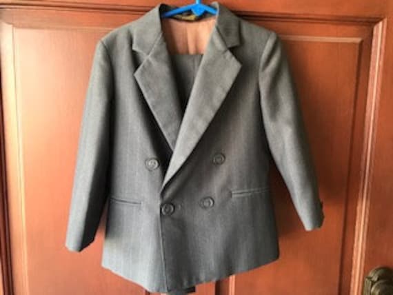 1990's Two Little Boy Suits with Jacket and Pants; - image 7