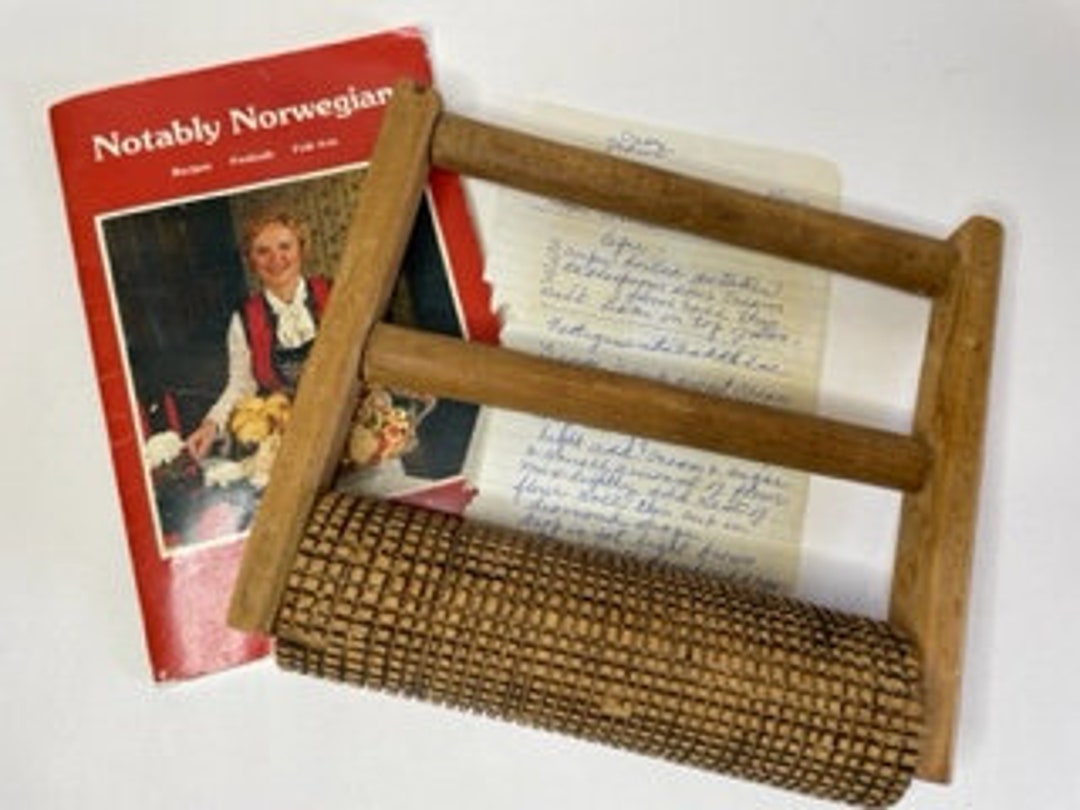 Rare Handmade Antique Primitive Lefse Rolling Pin Rare Etsy