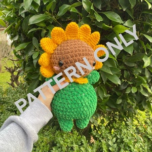 PATTERN ONLY flower tot mushie pattern