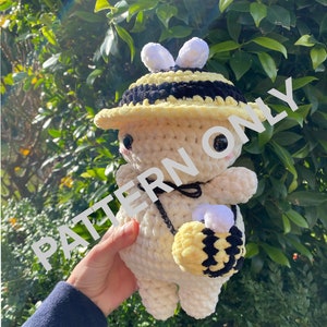 PATTERN ONLY bumblebee mushie expansion pattern