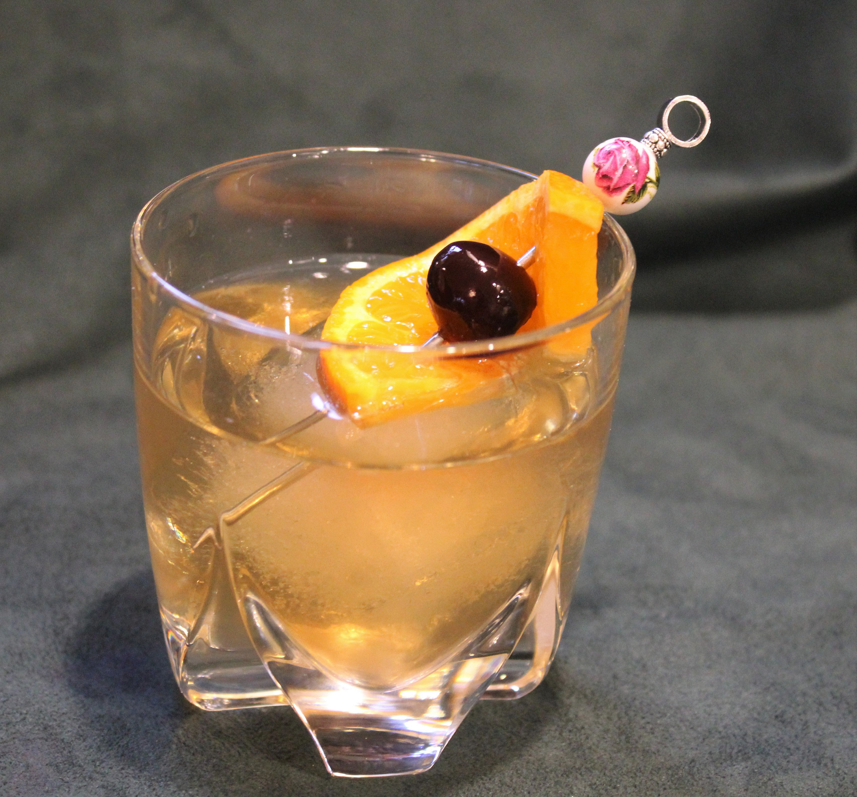 Rosa florale Cocktail picks. 4 Stück Set. Etsy.de