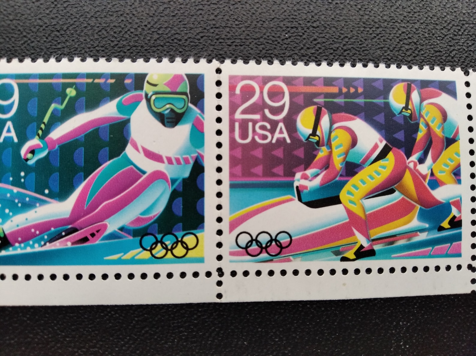 Olympics US stamps Winter Olympic Games Unused stamps 1980s Etsy