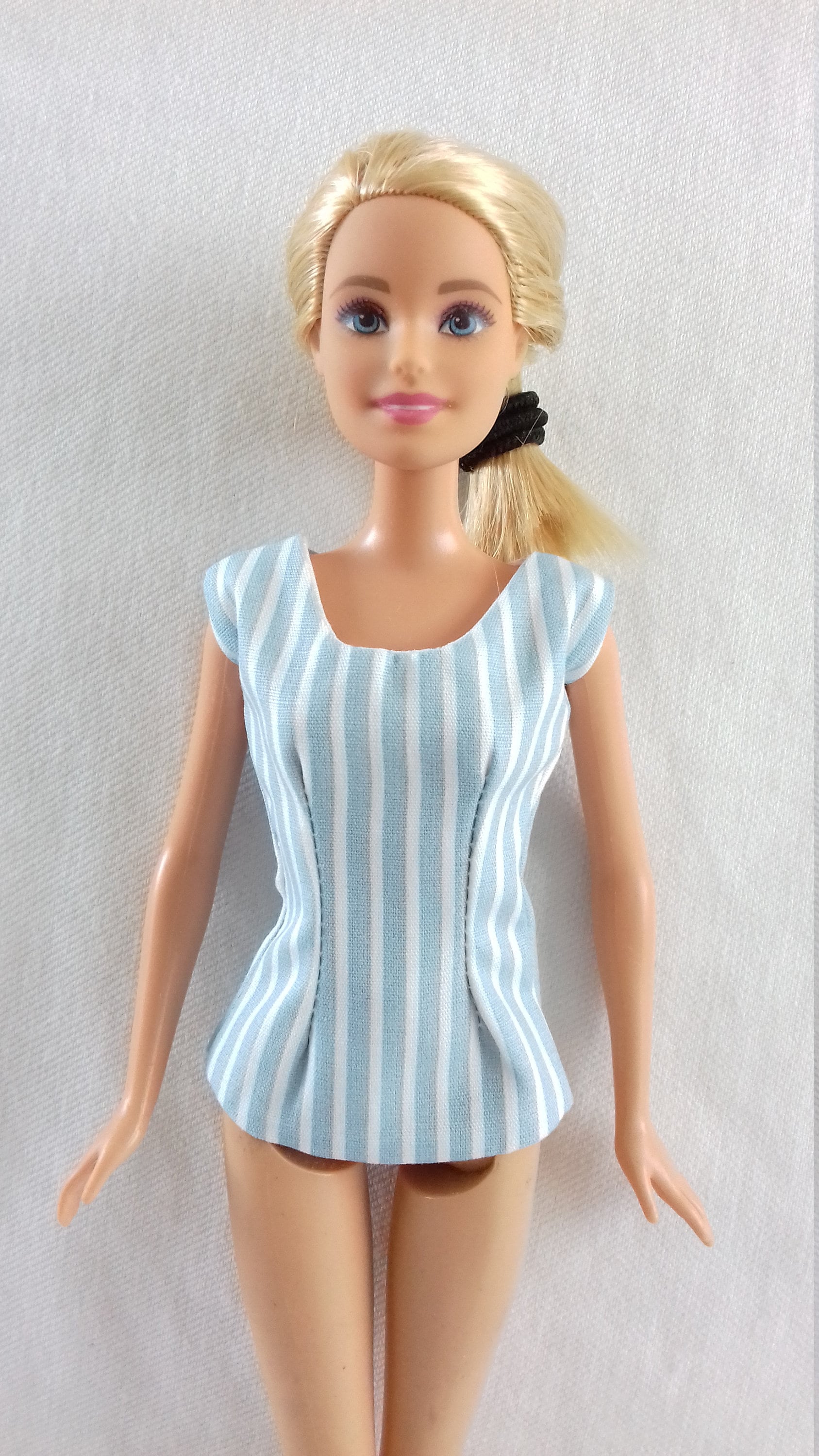Lote de 3 blusas para muñeca Barbie con rayas azul cielo / | Etsy