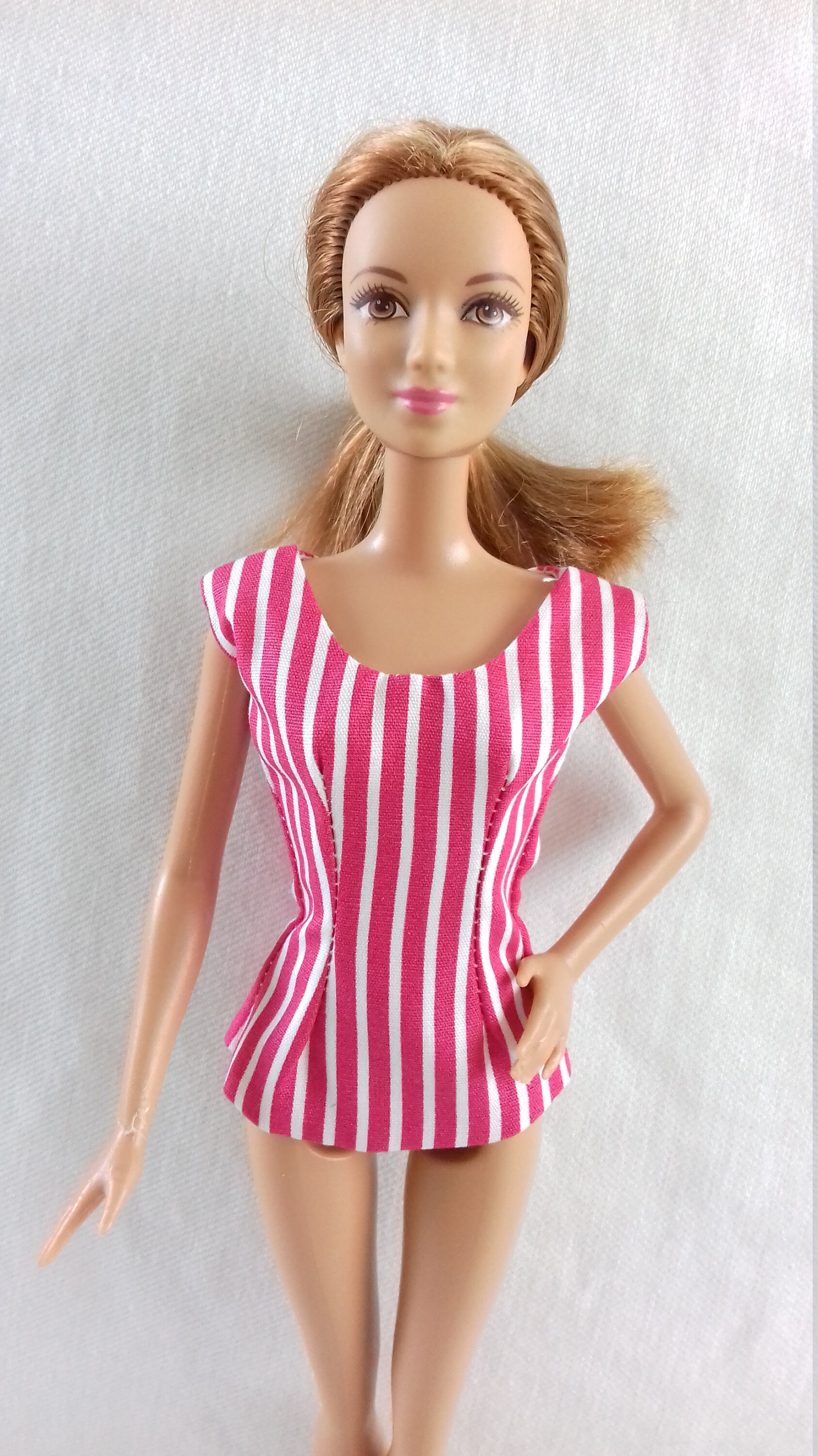 Lote de 3 blusas para muñeca Barbie con rayas azul cielo / | Etsy