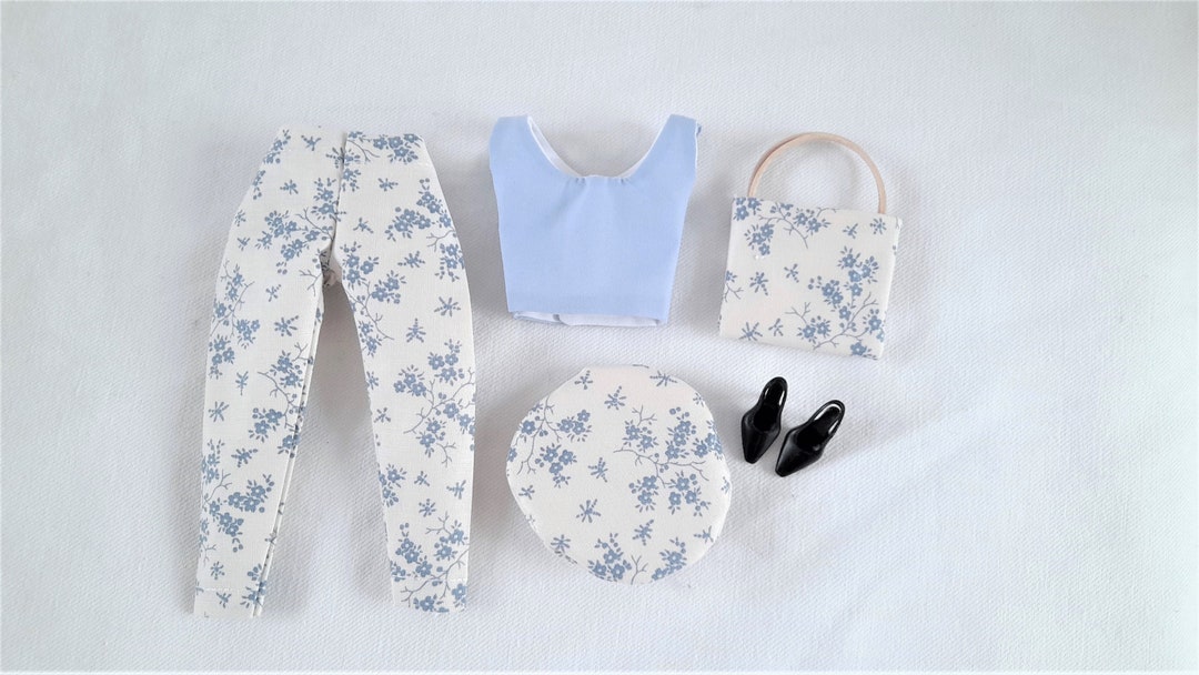 Sky Clothes for 1/6 Scale Doll, Blouse Pants,11.5 Inch Fashion Doll ...