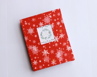 Christmas Junk Journal | Fabric Cover | Handmade | December Journal