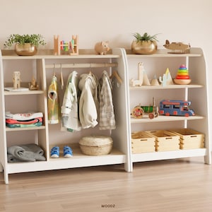 Keep Clothes and Toys Tidy: Toddler Wardrobe and Storage Set