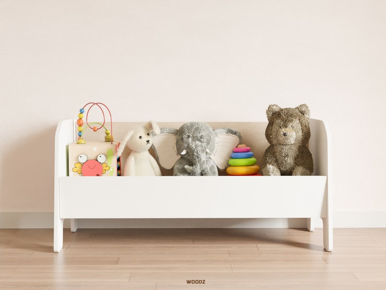 Spacious Toy Chest Toy Storage Solution for Nursery and Playroom Storage image 1