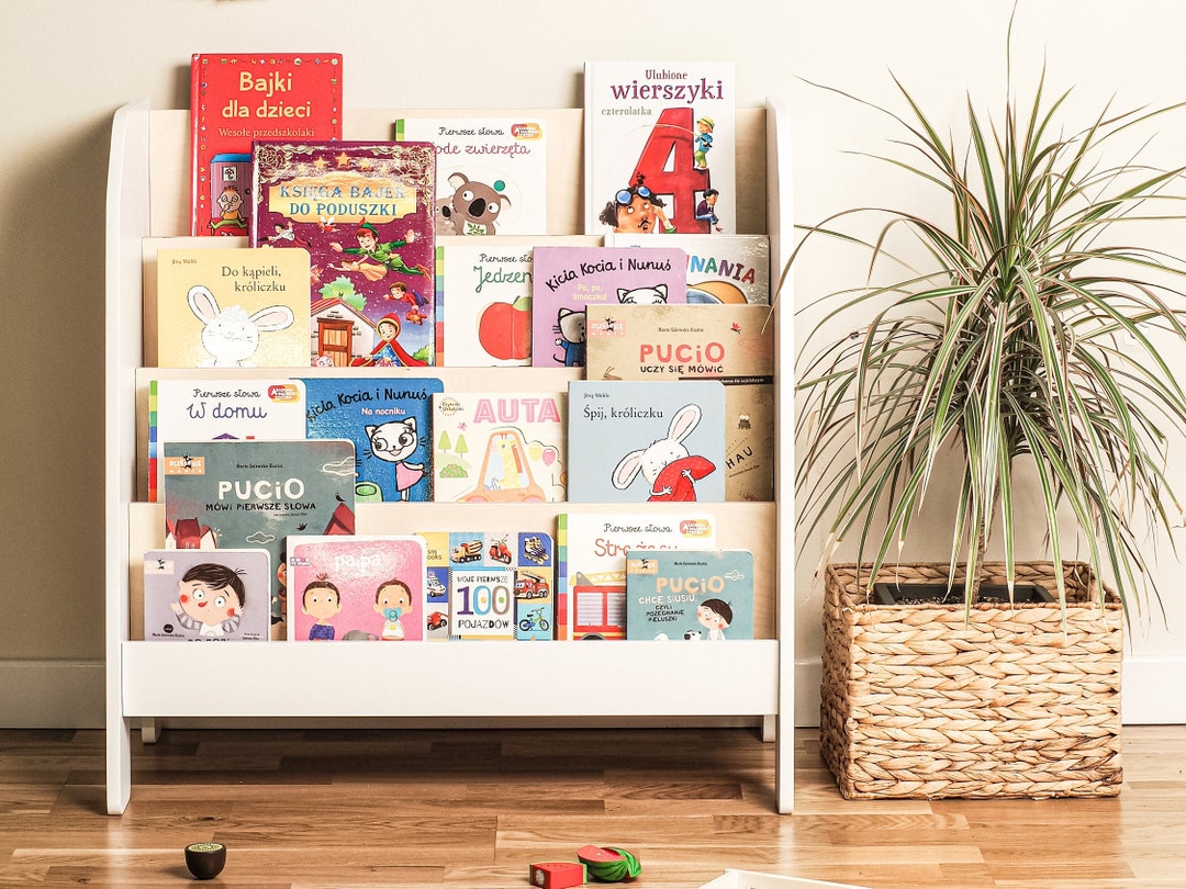 Kids Bookshelf Playroom Furniture First Birthday Gift Etsy
