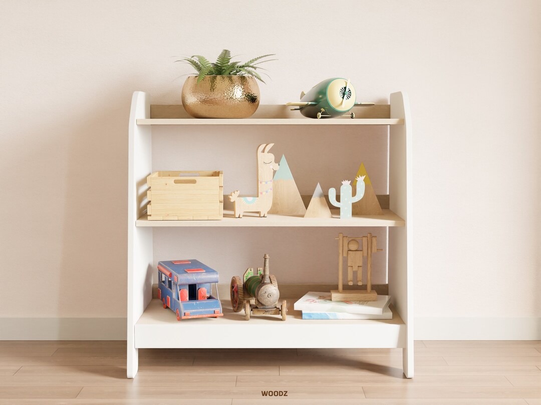 Montessori Toy Storage Plywood Playroom Furniture Montessori Etsy