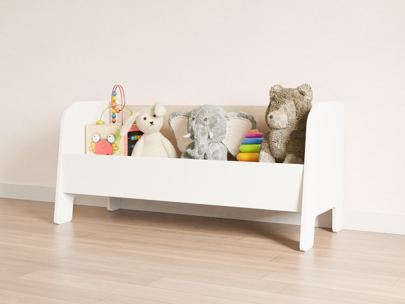 Spacious Toy Chest Toy Storage Solution for Nursery and Playroom Storage image 2