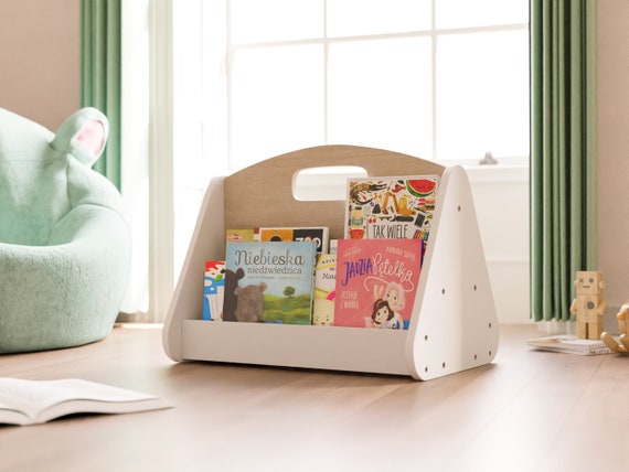 Bibliothèque portable Montessori, étagère daffichage, cadeau parfait pour  bébé -  France