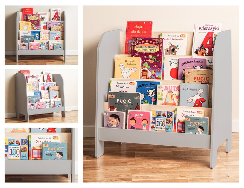 Montessori Bookshelf for Toddlers Front Facing Bookshelf Etsy
