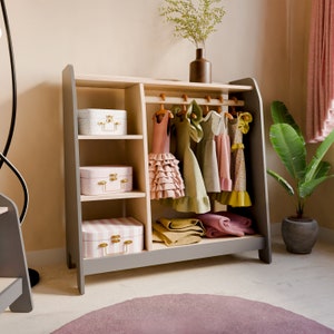 Montessori Wardrobe: Clothing Rack and Nursery Storage