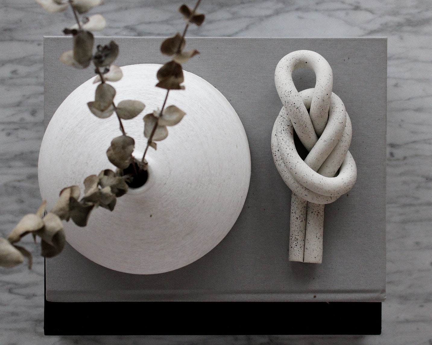 Overhand Clay Knot Decor | Minimalist Home Decor