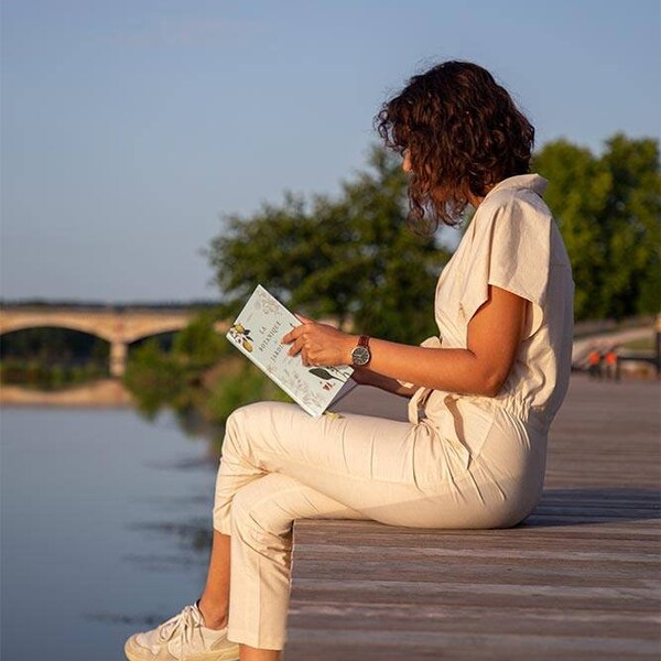 Combinaison pantalon en coton non teint pour femme