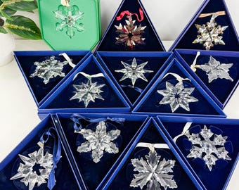 Swarovski Crystal 2013 Ornament, Swarovski 5004489, 2013 Christmas