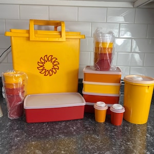 【Tupperware】ピクニックセット　イエロー（中古） il_300x300.5105526818_9ok2.jpg