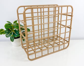 80s Yaffa Beige Modular Grid File Holder: Retro Desk Organizer - Etsy
