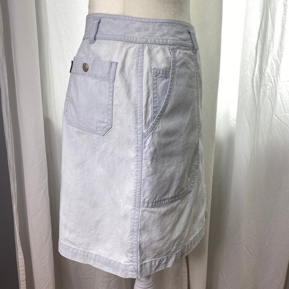 Vintage Lauren Ralph Lauren Whitewash Jean Skirt … - image 3